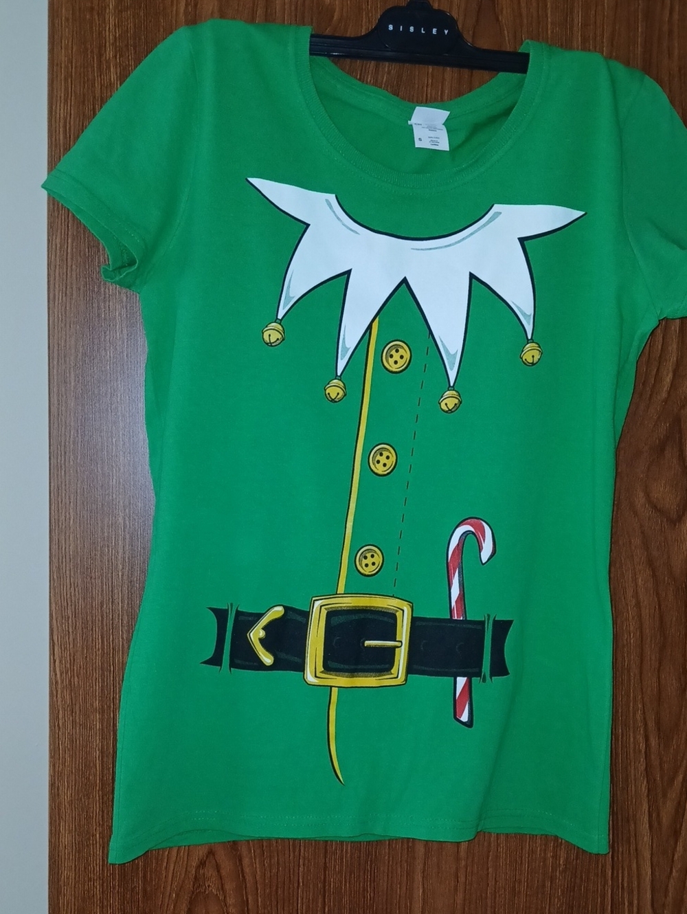 Spoiled Rotten Ladies Apparel Green Elf Costume Tee